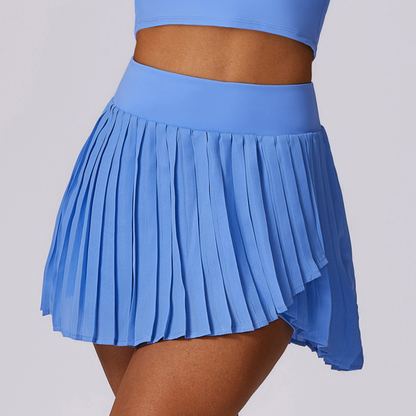 Women's 2 in 1 Pleated Pocket Tennis Skort