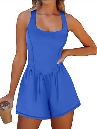 Tennis Romper with Built in Shorts and Pocket