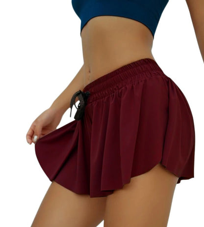 Sports Culotte Shorts | Women's Breathable Tennis Skort